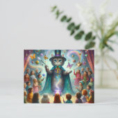 Carte Postale Kitty mystique 1 (Debout devant)