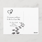 Carte Postale Kitty Pet Perdre la Sympathie de Vet (Dos)