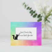 Carte Postale Kitty Pet Perdre la Sympathie de Vet (Debout devant)