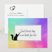 Carte Postale Kitty Pet Perdre la Sympathie de Vet (Devant / Derrière)