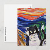 Carte postale Kitty Scream (Devant / Derrière)