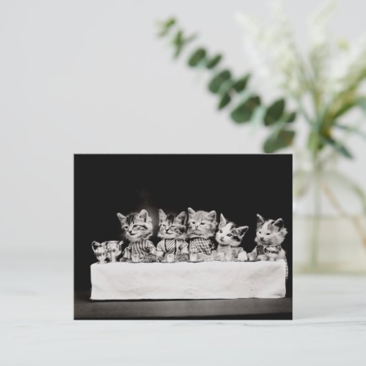 Carte Postale Kitty Tea Party (Debout devant)