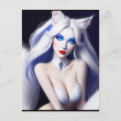 CARTE POSTALE KITTY WAIFU 01 (Devant)