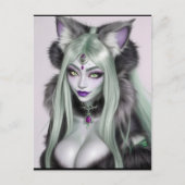 CARTE POSTALE KITTY WAIFU 07 (Devant)