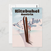 Carte Postale kitzbuhel affiche autrichienne (Devant / Derrière)