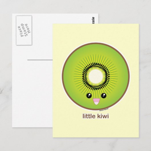 Carte Postale Kiwi (Devant / Derrière)