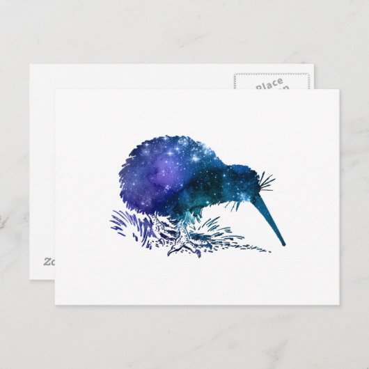 Carte Postale Kiwi Bird (Devant / Derrière)