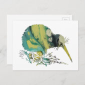 Carte Postale Kiwi Bird (Devant / Derrière)