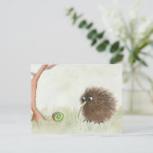 Carte Postale Kiwi Bird et Kiwi Fruit (Debout devant)
