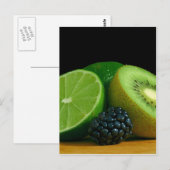 Carte Postale Kiwi et chaux (Devant / Derrière)