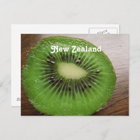 Carte Postale Kiwi néo-zélandais (Devant / Derrière)