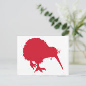 Carte Postale Kiwi rouge (Debout devant)