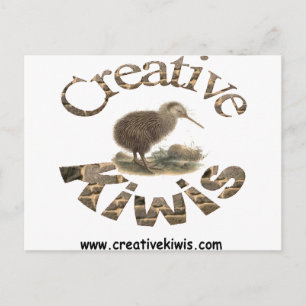 Carte Postale Kiwis créatifs 1