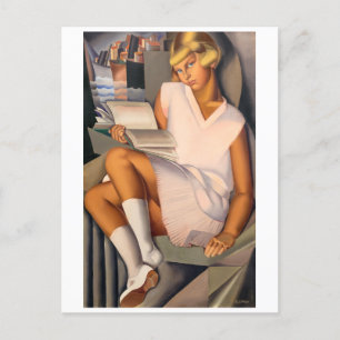 Carte Postale Kizette en Rose   Tamara de Lempicka
