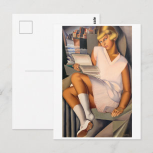 Carte Postale Kizette en Rose Tamara de Lempicka