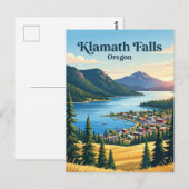 Carte Postale Klamath Falls, Oregon (Devant / Derrière)