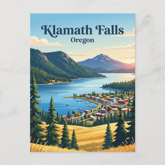 Carte Postale Klamath Falls, Oregon (Devant)
