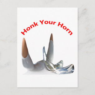 Carte Postale Klaxonnez Votre Klaxon