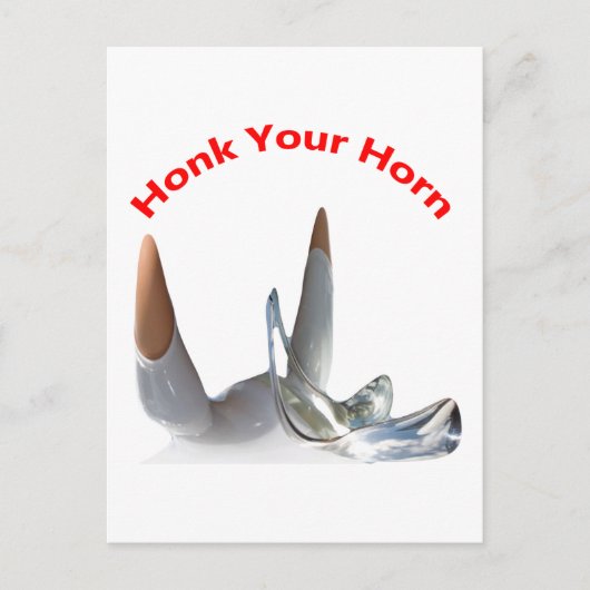 Carte Postale Klaxonnez Votre Klaxon (Devant)