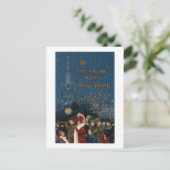 Carte Postale Klaxons de soufflement de foule (Debout devant)