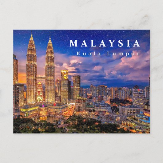 Carte postale KLCC Malaisie (Devant)