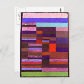 Carte Postale Klee - Altimétrie individualisée des rayures (Devant / Derrière)