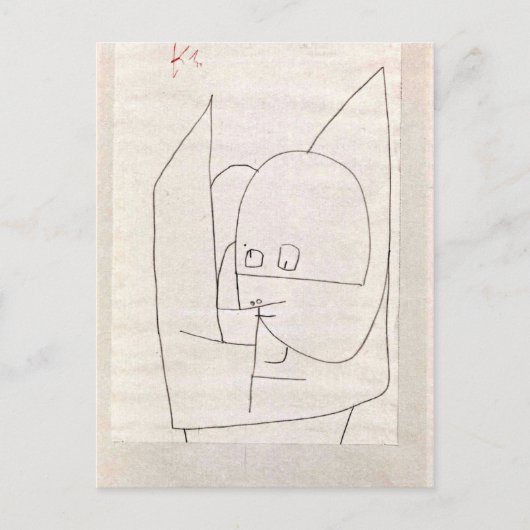 Carte Postale Klee - Altkluger Engel (Devant)