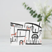 Carte Postale Klee - Animaux dans un boîtier (Debout devant)