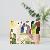 Carte Postale Klee - Aquarelle pathétique (Debout devant)