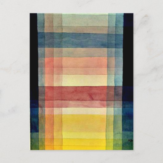 Carte Postale Klee - Architecture de la plaine (Devant)