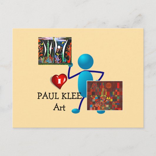 Carte Postale Klee - Art de Paul Klee (Devant)