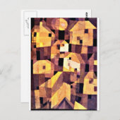 Carte Postale Klee - Autumnal Place, 1921 (Devant / Derrière)