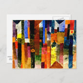 Carte Postale Klee - Avant la ville (Devant / Derrière)