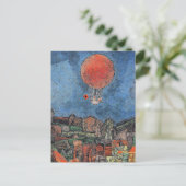 Carte Postale Klee - Balloon Der Luft (Debout devant)