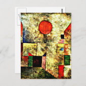 Carte Postale Klee - Balloon rouge (Devant / Derrière)