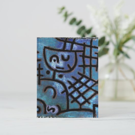 Carte Postale Klee - Captif, art abstrait, (Debout devant)