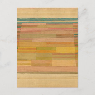 Carte Postale Klee - Champs mesurés