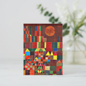 Carte Postale Klee - Château et Soleil (Debout devant)