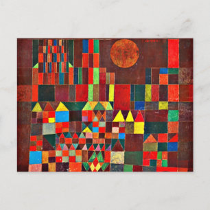 Carte Postale Klee - Château et Soleil