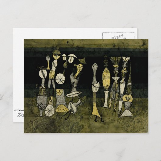 Carte Postale Klee - Comédie (Devant / Derrière)