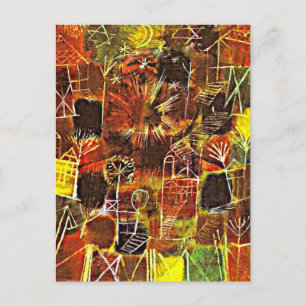 Carte Postale Klee - Composition cosmique,