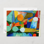 Carte Postale Klee - Couleur-Formes (Devant / Derrière)