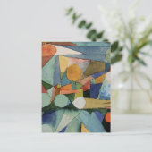 Carte Postale Klee - Couleurs Formes art abstrait (Debout devant)