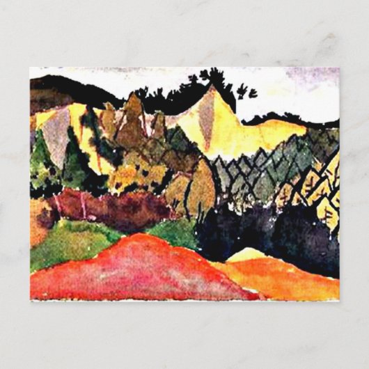 Carte Postale Klee - Dans la carrière (Devant)