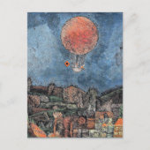 Carte Postale Klee - Der Luftballon, oeuvre d'art abstraite (Devant)