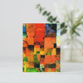 Carte Postale Klee - Domes rouges et blancs, (Debout devant)