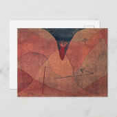 Carte Postale Klee - Évolution aviatique, art abstrait, (Devant / Derrière)