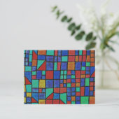 Carte Postale Klee - Façade de verre (Debout devant)