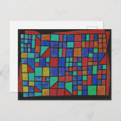 Carte Postale Klee - Façade en verre (Devant / Derrière)