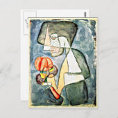 Carte Postale Klee - Femme avec tomate (Devant / Derrière)